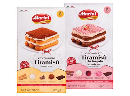 Itališko deserto TIRAMISU gaminimo rinkinys MARINI*, 2 rūšių, 220 g