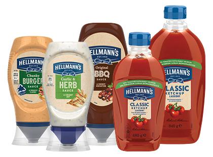 Padažams ir kečupui HELLMANN’S*