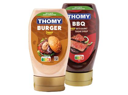 Barbekiu; mėsainių padažas THOMY*, 2 rūšių, 348 g
