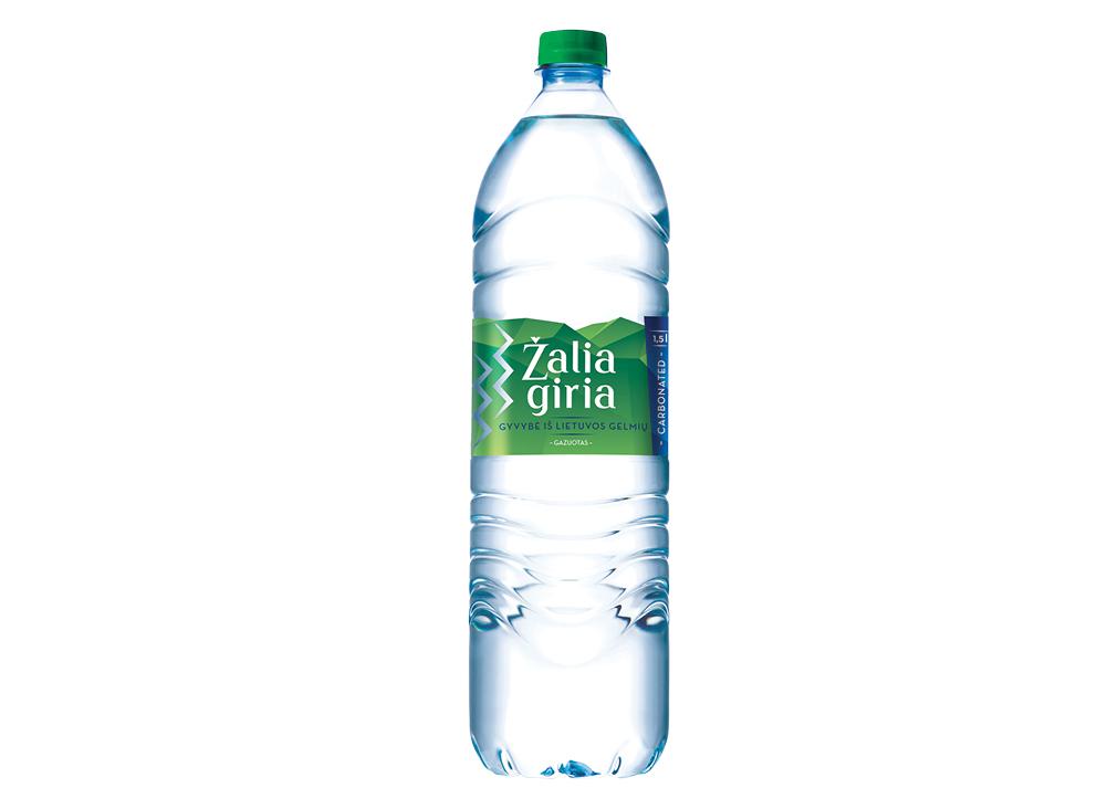 Prekė: Gazuotas šaltinio vanduo ŽALIA GIRIA PREMIUM, 1,5 l