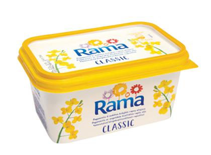 Prekė: Margarinas RAMA CLASSIC, 60 % rieb., 400 g