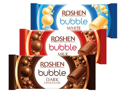 Šokoladas ROSHEN, 3 rūšių, 80 g