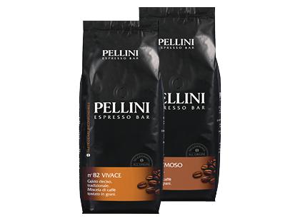 Kavos pupelės PELLINI VIVACE; CREMOSO*, 2 rūšių, 1 kg