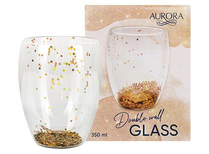 Dvigubo stiklo stiklinė AURORA STARS*, 350 ml, 1 vnt.