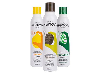 Purškiamasis, ypač grynas alyvuogių aliejus MANTOVA*, 3 rūšių, 200 ml