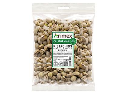 Kepintos ir sūdytos pistacijos ARIMEX PREMIUM, 500 g