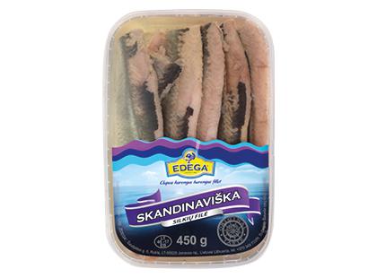 SKANDINAVIŠKA silkių filė EDEGA*, 450 g