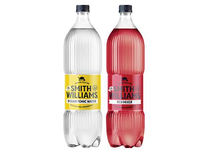 Gazuotas gaivusis gėrimas SMITH & WILLIAMS*, 2 rūšių, 1,5 l