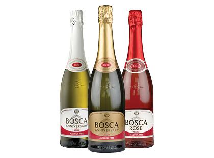 Nealkoholinis putojantis vynas BOSCA*, 3 rūšių, 750 ml