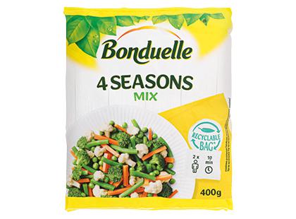 Šaldytas daržovių mišinys BONDUELLE 4 SEASONS MIX*, 400 g