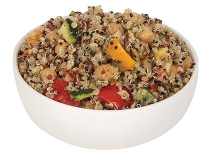 Bolivinių balandų ir daržovių salotos su avinžirniais*, 1 kg
