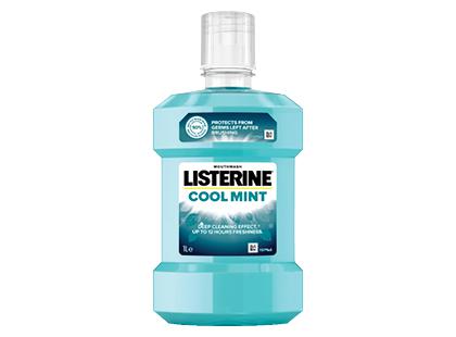Burnos skalavimo skystis LISTERINE COOLMINT*, 1 l