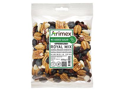 KARALIŠKASIS riešutų ir razinų mišinys ARIMEX*, 300 g