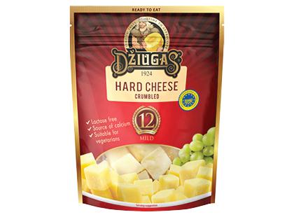 Kietasis sūris DŽIUGAS MILD, brandintas 12 mėn., 40 % rieb. s. m., 100 g