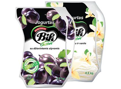 Geriamasis jogurtas BIFI ACTIVE*, 2 rūšių, 2 % rieb., 900 g