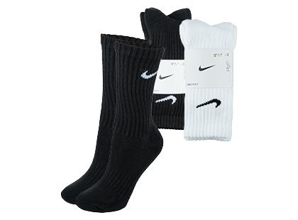Kojinės NIKE*, 2 rūšių, 34–46 dydžiai, 1 pak. (3 poros)