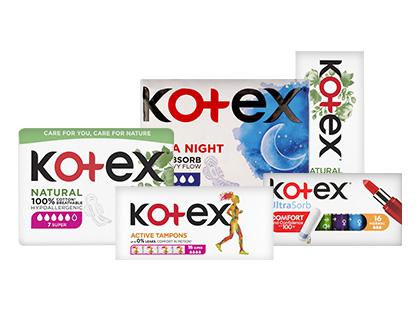 Moterų higienos priemonėms KOTEX*