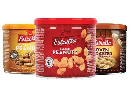Žemės riešutai ESTRELLA*, 3 rūšių, 140 g