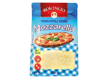 Prekė: Tarkuotas ROKIŠKIO sūris MOZZARELLA, 43 % rieb. s. m., 200 g
