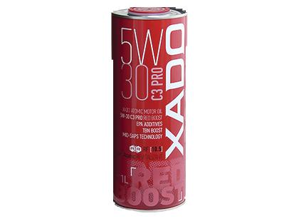 Variklio alyva XADO RED BOOST 5W-30 C3 PRO*, 1 l, 1 bak.