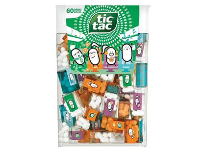 Įvairių skonių saldainiai TIC TAC*, 228 g, 1 dėž. (60 pak.)