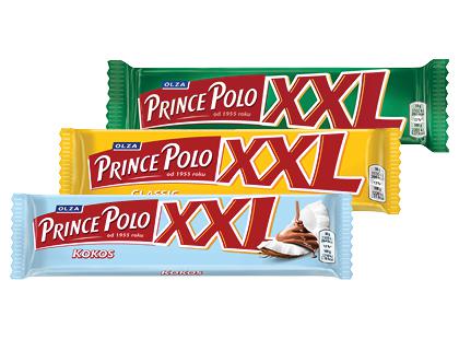 Vaflinis batonėlis PRINCE POLO XXL*, 3 rūšių, 50 g