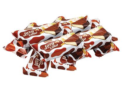 Prekė: Vafliniai saldainiai ROSHEN LAZY COW, sveriami, 1 kg