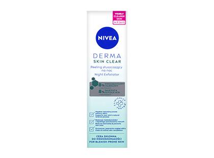 Naktinis veido šveitiklis NIVEA DERMA*, 40 ml