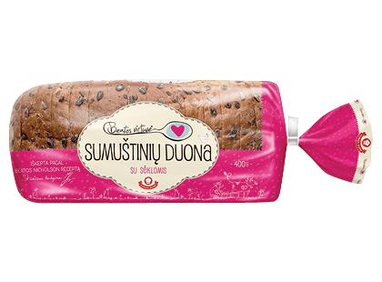 Raikyta sumuštinių duona su sėklomis BEATOS VIRTUVĖ*, 400 g