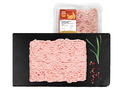 Atšaldyta smulkinta vištų kulšelių mėsa WELL DONE, 400 g