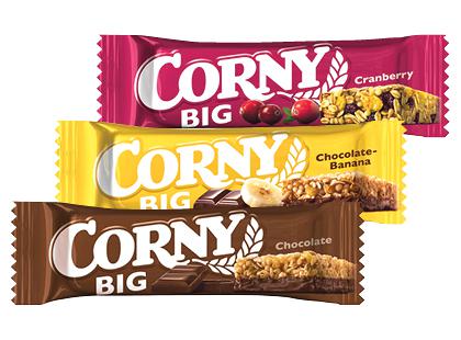 Javainių batonėlis CORNY BIG*, 3 rūšių, 50 g