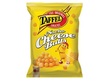Prekė: Kukurūzų traškučiai TAFFEL NACHO CHEESE BALLS, 260 g