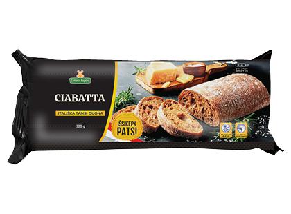 Šaldyta tamsi čiabata LIETUVOS KEPĖJAS*, 300 g