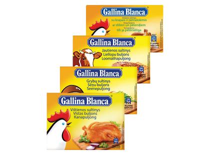 Sultinio Kubeliai GALLINA BLANCA 6 R i 2 Vnt 1 D 8 Kub sultinio-kubeliai-gallina-blanca-6-r-i-2-vnt-1-d-8-kub