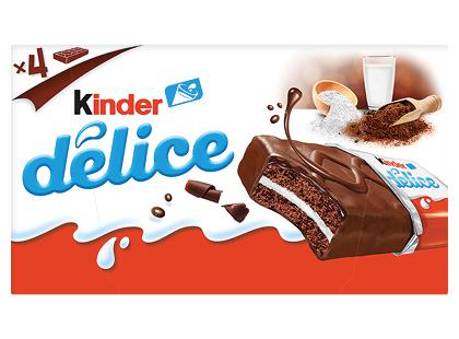 Pyragaičiai KINDER DELICE*, 1 dėž. (4 vnt. × 39 g)
