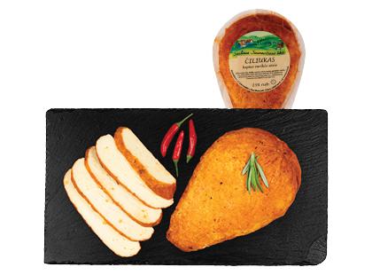 S. JASINEVIČIAUS keptas varškės sūris ČILIUKAS*, 25 % rieb. s. m., sveriamas, 1 kg