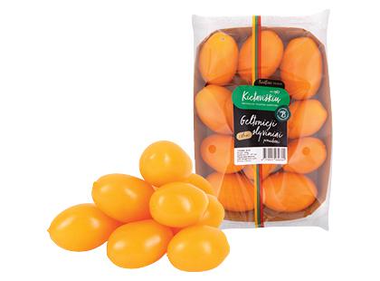 Geltoni slyviniai pomidorai*, fasuoti, 450 g