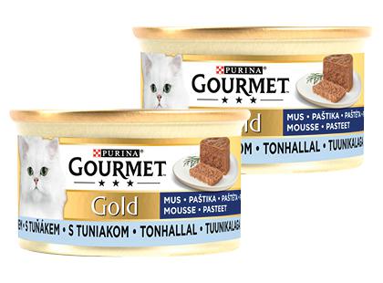 Prekė: Konservuotas kačių ėdalas GOURMET*, 2 pak. × 85 g