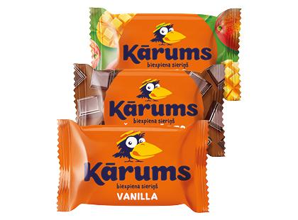 Surelis Mazuma.lt | „Glaistytas varškės sūrelis KARUMS*, 3 rūšių, 21,3–23,5 % ...