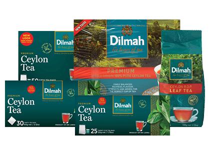 Perkant 2 ar daugiau arbatos DILMAH*, taikoma 30 % nuolaida