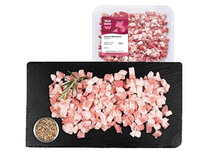 Švieži kiaulienos šoninės kubeliai WELL DONE, 300 g