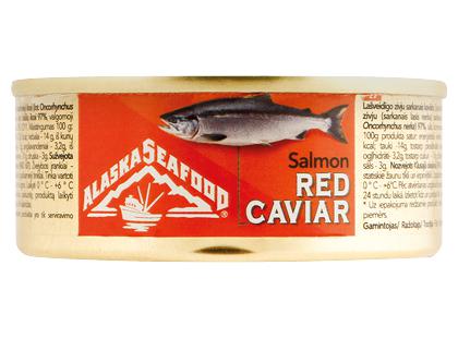 Raudonųjų lašišų ikrai ALASKA SEAFOOD, 95 g