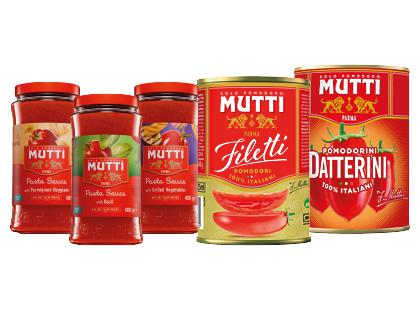 Konservuotiems pomidorams ir padažams MUTTI*