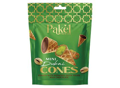 Vaflinis ragelis MINI DUBAI su pistacijų įdaru ir šokoladu PAKEL*, 50 g