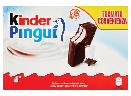 Šokoladiniai batonėliai KINDER PINGUI*, 240 g, 1 pak. (8 vnt.)