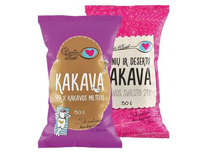 Prekė: Kakava BEATOS VIRTUVĖ*, 2 rūšių, 150 g