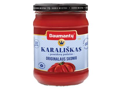 Prekė: DAUMANTŲ KARALIŠKAS pomidorų padažas, 500 g
