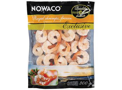 Virtos šaldytos tigrinės krevetės NOWACO EXCLUSIVE, 300 g