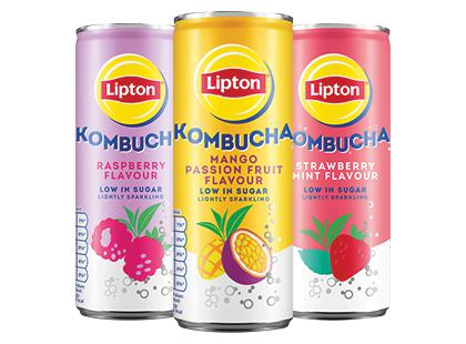 Arbatos gėrimas LIPTON KOMBUCHA*, 3 rūšių, 250 ml