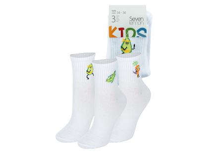 Vaikiškos kojinės SEVEN LEMON*, 30–38 dydžiai, 1 pak. (3 poros)